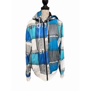 Aeropostale Unisex Lined Pocket Full Zip Ski Jacket Size Large Winter Streetwear